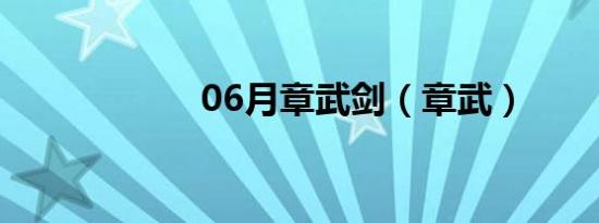 06月章武剑（章武）