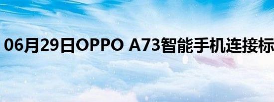 06月29日OPPO A73智能手机连接标准如何