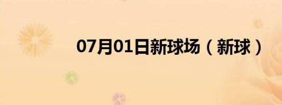 07月01日新球场（新球）