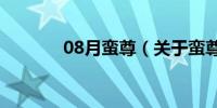 08月蛮尊（关于蛮尊的介绍）