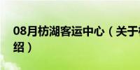 08月枋湖客运中心（关于枋湖客运中心的介绍）