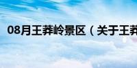 08月王莽岭景区（关于王莽岭景区的介绍）