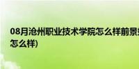 08月沧州职业技术学院怎么样前景如何(沧州职业技术学院怎么样)