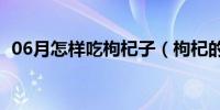 06月怎样吃枸杞子（枸杞的四种吃法介绍）