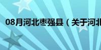 08月河北枣强县（关于河北枣强县的介绍）