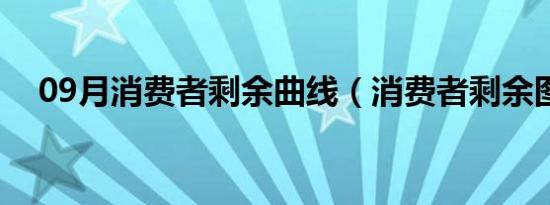 09月消费者剩余曲线（消费者剩余图示）