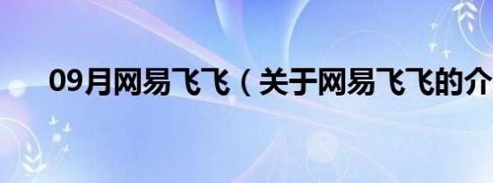 09月网易飞飞（关于网易飞飞的介绍）
