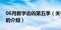 06月数字追凶第五季（关于数字追凶第五季的介绍）