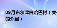 09月布尔津白哈巴村（关于布尔津白哈巴村的介绍）