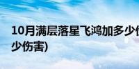 10月满层落星飞鸿加多少伤害(落星飞鸿加多少伤害)