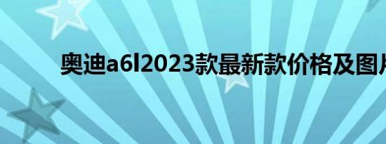 奥迪a6l2023款最新款价格及图片